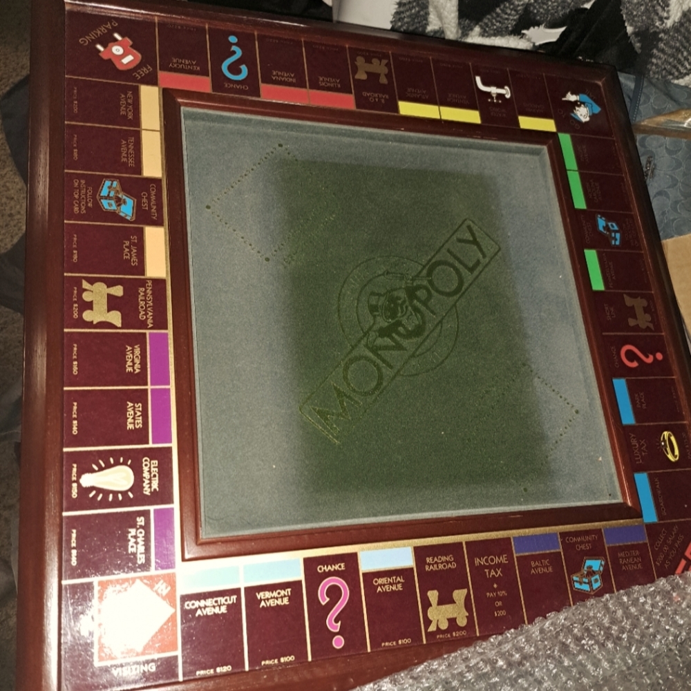 Collector gold monopoly game